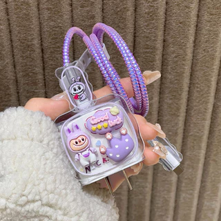 เคสเปลี่ยนได้ For iPhone 18/20w 11 13 16 Pro Max 14 15 12 ปลอกหุ้มสายชาร์จการ์ตูนป้องกัน