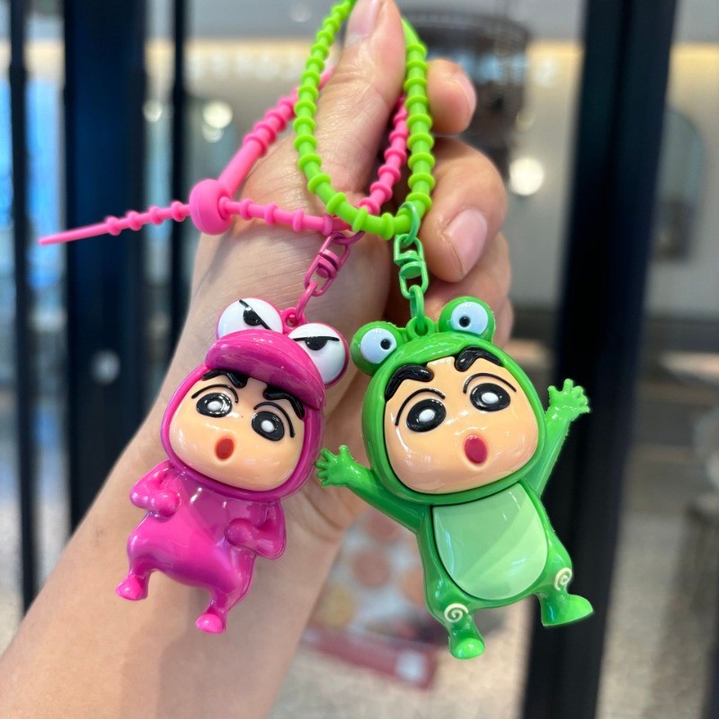 ใหม่ Crayon Shin-Chan พวงกุญแจการ์ตูนน่ารักคู่กระเป๋านักเรียนจี้ Key Chain Claw เครื่องของขวัญเล็กๆขายส่ง