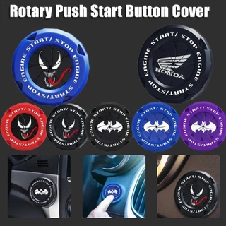 รถ Moto เครื่องยนต์เริ่มหยุดปุ่มฝาครอบสวิทช์จุดระเบิดใบมีด-ประเภท Rotatable ป้องกันหมวกตกแต่งภายในตกแต่งสําหรับ Honda yaenith