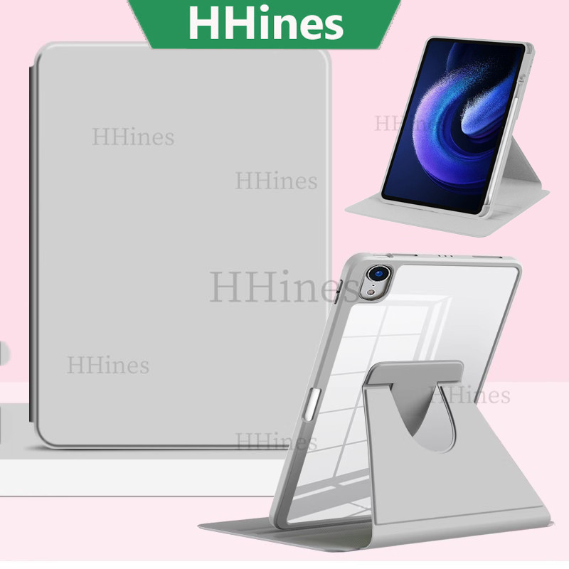 HHines สําหรับ Huawei Matepad 11.5 ใหม่ 2025 BTKR-W00 SE 11 11.5 S Air 11.5 นิ้ว 11 2023 2021 360° ป้องกันฮาร์ดคริลิคปกหลังหมุนยืนกรณีแท็บเล็ต