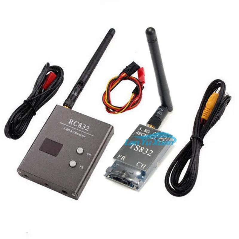 ชุดรับส่งสัญญาณ TS832 RC832 Boscam 5.8G 48CH 600mW FPV Combo AV VTX RX 7.4-16V สำหรับ FPV Mult