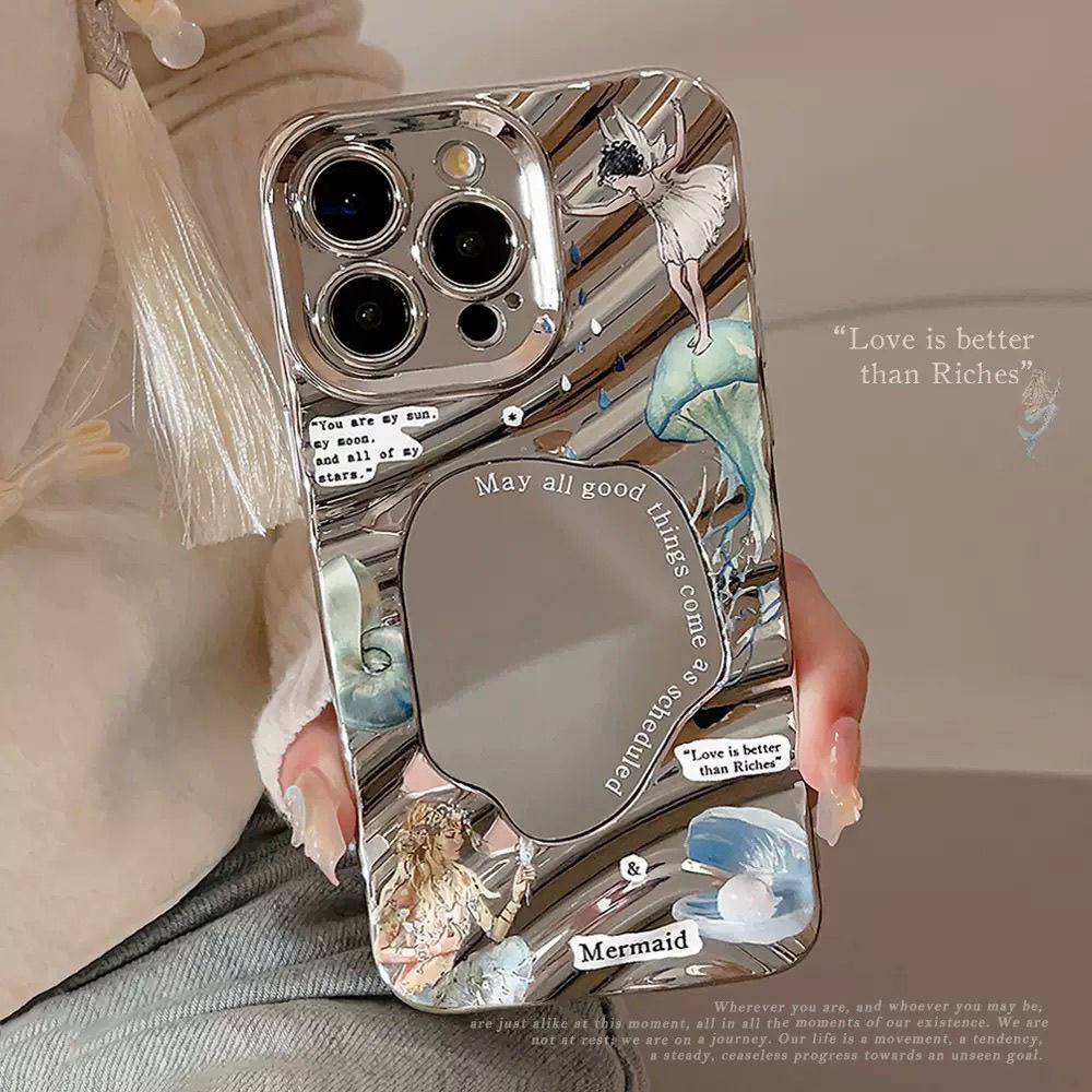 เคสโทรศัพท์มือถือกระจกแต่งหน้า for เคสซัมซุง a05s a54 A55 a06 A05 A15 A12 A14 เคสซัมซุง  A34 A35 เคส