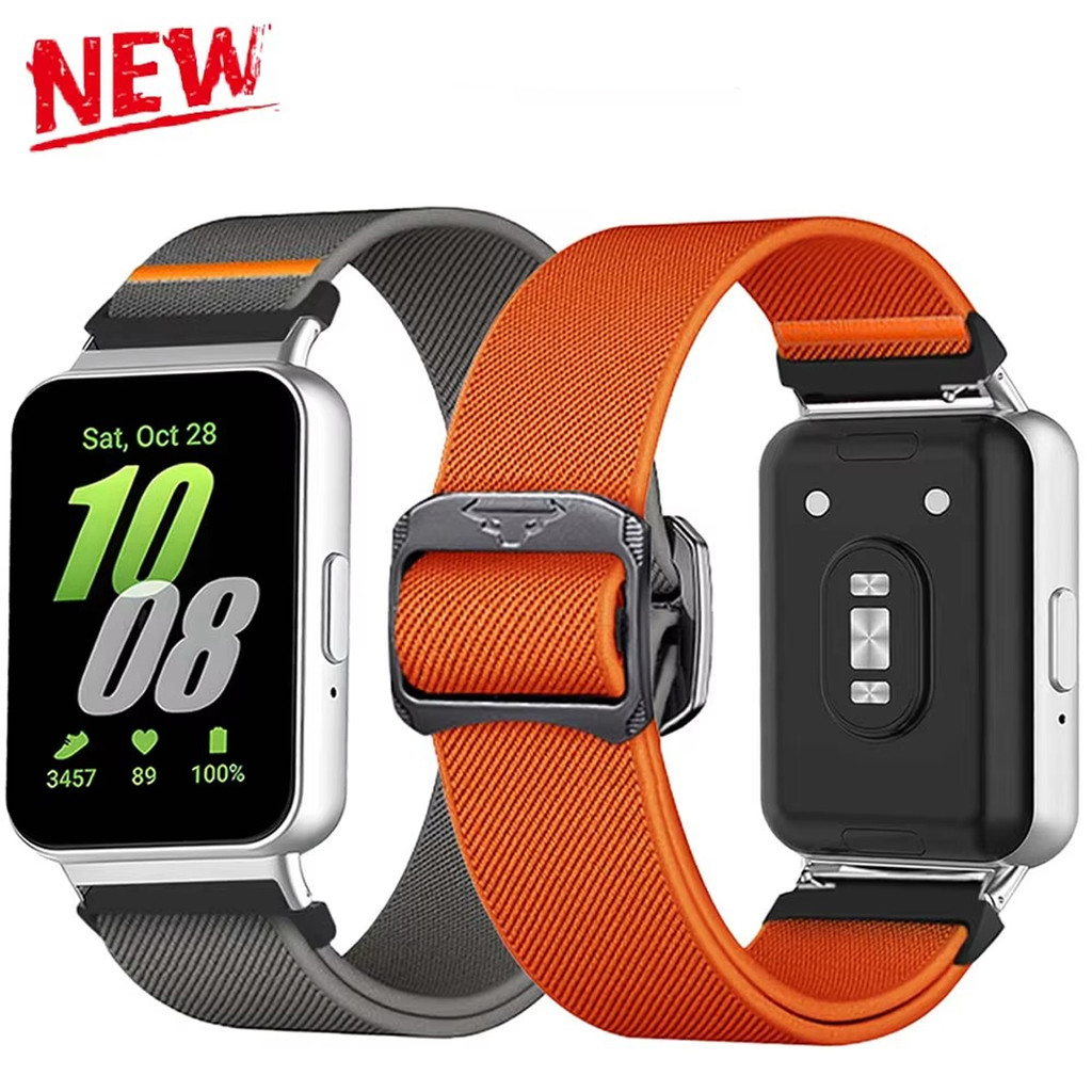 ไนลอนสายรัดสําหรับ Samsung Galaxy Fit 3 สายนาฬิกาปรับสร้อยข้อมือสําหรับ Galaxywatch Fit 3 สายรัดข้อมือ Correa อุปกรณ์เสริม