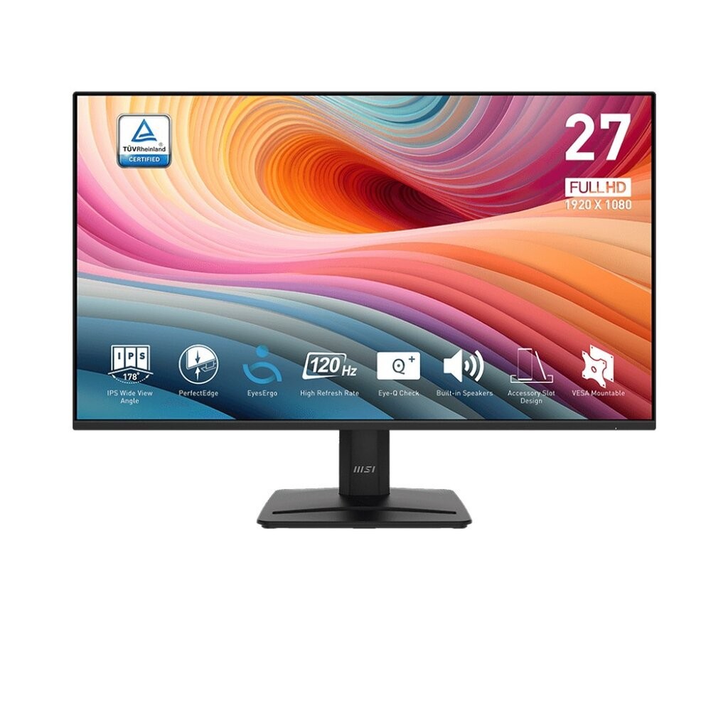 MSI PRO MP275 E2 Black 27" FHD IPS 120Hz With Built-in Speakers