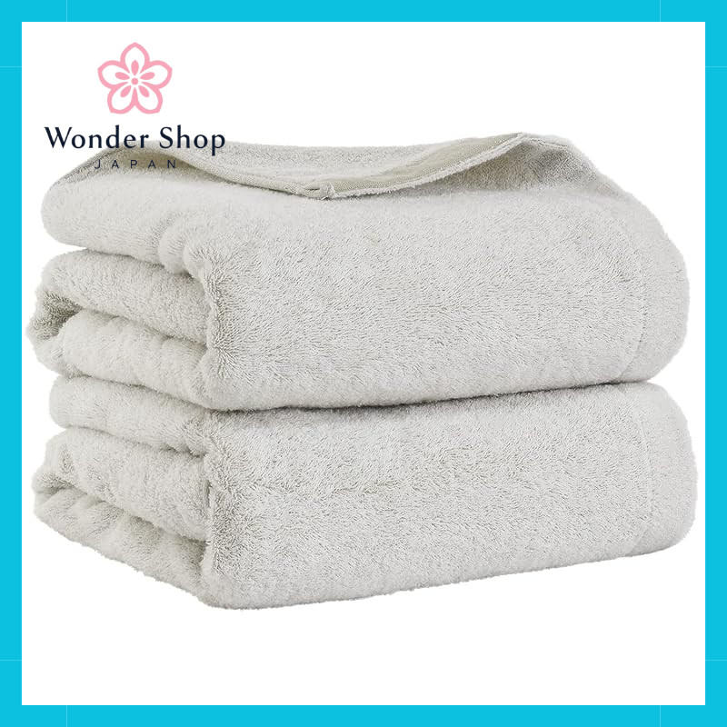 Bloom Japanese Made Towel Set - 2 Bath Towels or 4 Face Towels (Soft, Hair Drying, Sensitive Skin, H