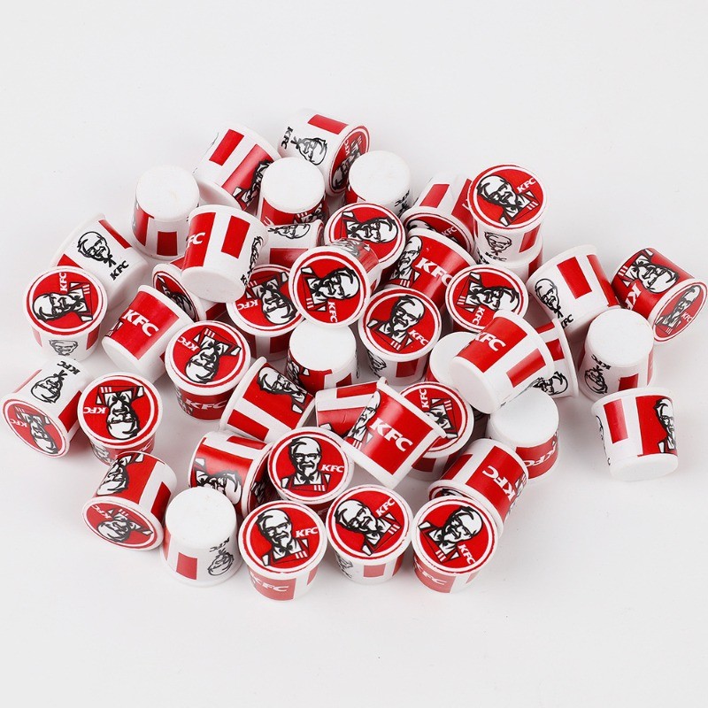 10 ชิ้น/เซ็ตจําลอง Popcorns Miniature Photo Prop เรซิ่นสําหรับ DIY วัสดุตกแต่ง