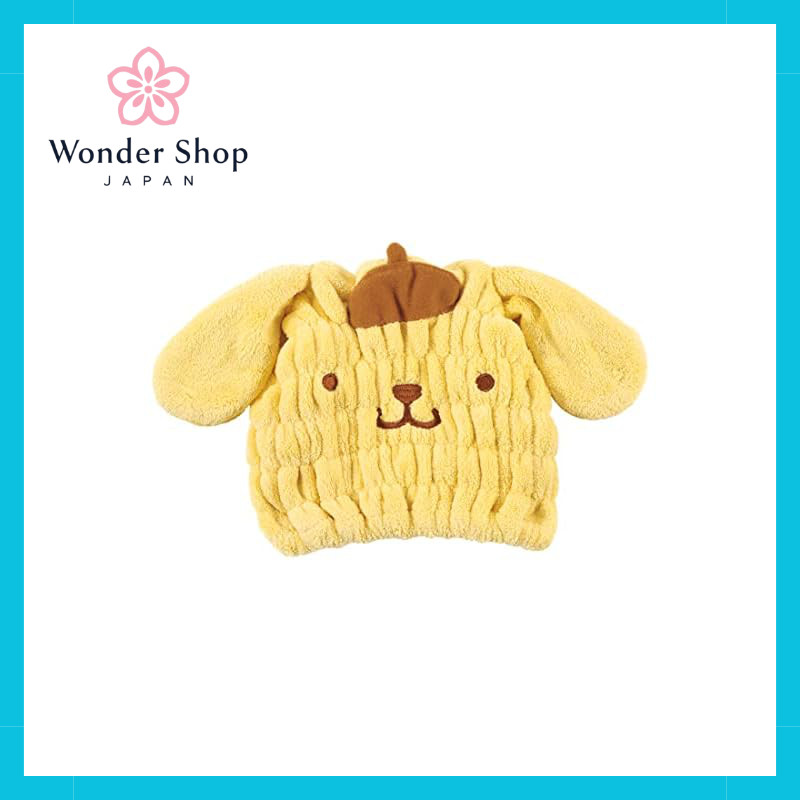 【Direct from Japan】
Skater Absorbent Quick-Dry Animal Towel Cap - Pom Pom Purin (Sanrio) - Dimension