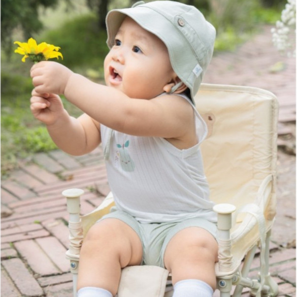 Bubaby (6M-5Y) ชุดบอดี้สูทคอกลม Molist baby - BMD140403 | เสื้อผ้าเด็ก BU ของแท้