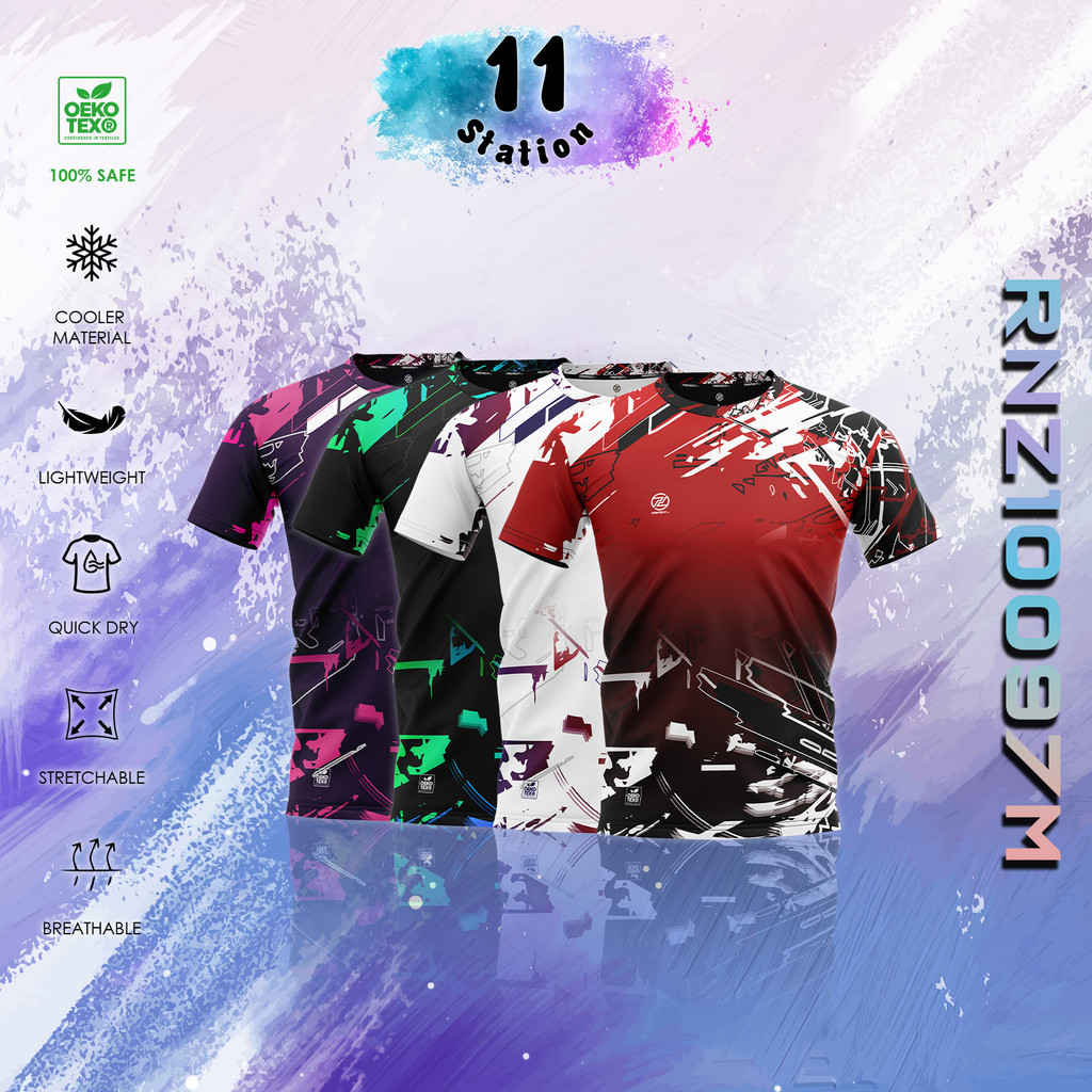 เสื้อยืด PROTECH Badminton Quick Dry Tournament