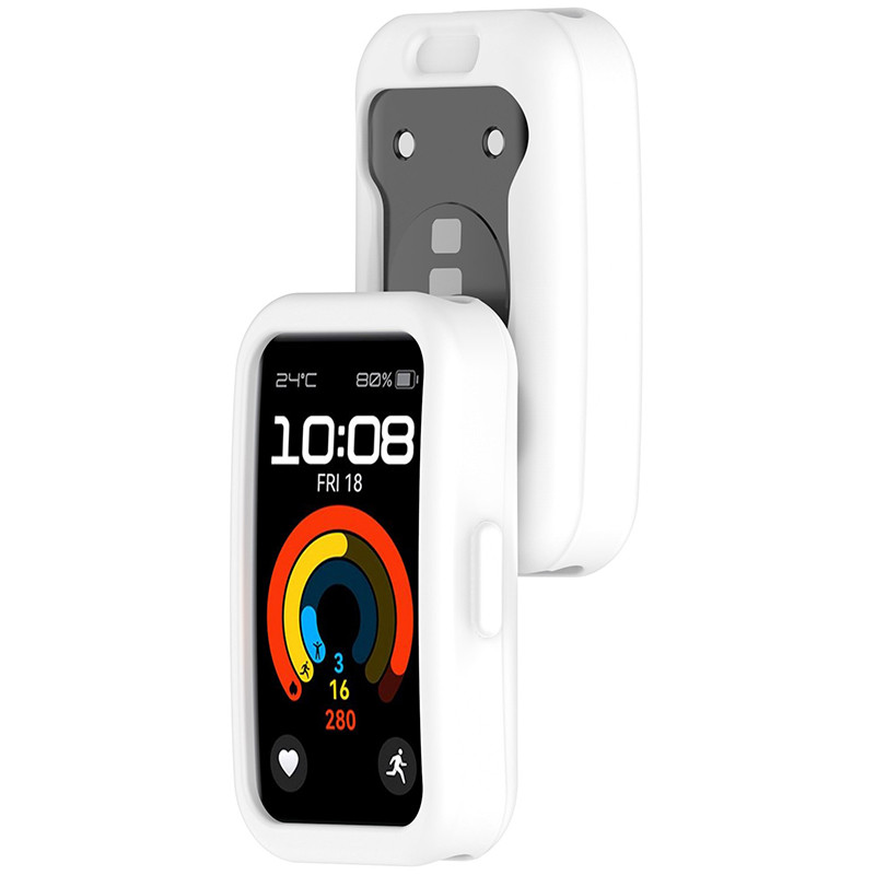 ฟิล์มกันรอยหน้าจอเปลือกลูกอมสีนุ่มตกทนทานสําหรับ Huawei Band 8 9 10 NFC