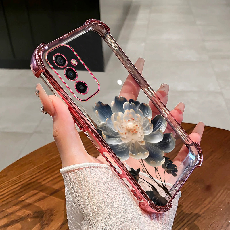 SAMSUNG สําหรับsamsung A15 A16 A36 A55 A56 5Gเคสโทรศัพท์TPUดอกบัวสร้อยข้อมือล่าสุด2025 กันกระแทกการออกแบบใหม่ความงามกรณีSZ04 - รูปที่ 5