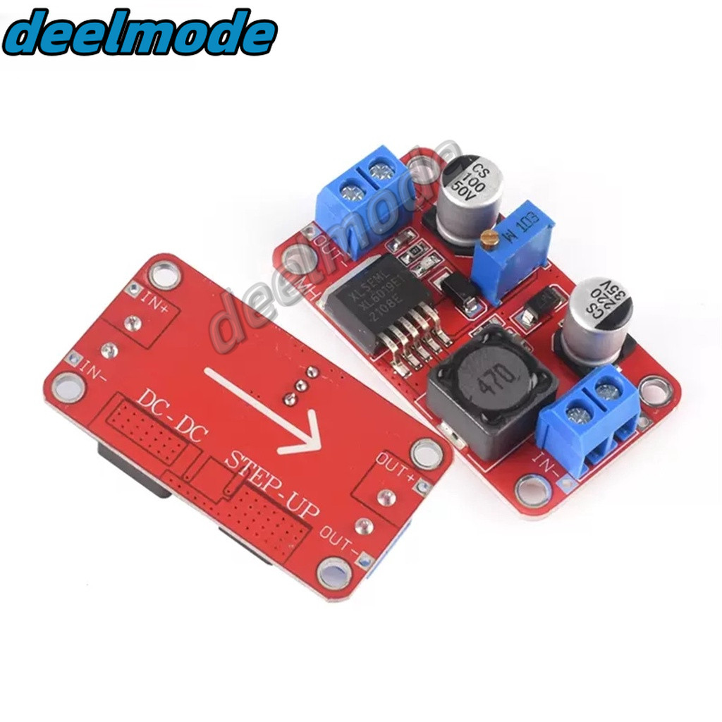 Xl6019 step-up 5A Current DC to DC 3V-35V to 5V-40V บอร์ดโมดูลพาวเวอร์ซัพพลายสามารถปรับได้ 1ชิ้น ราคาถูก Shopee Lazada