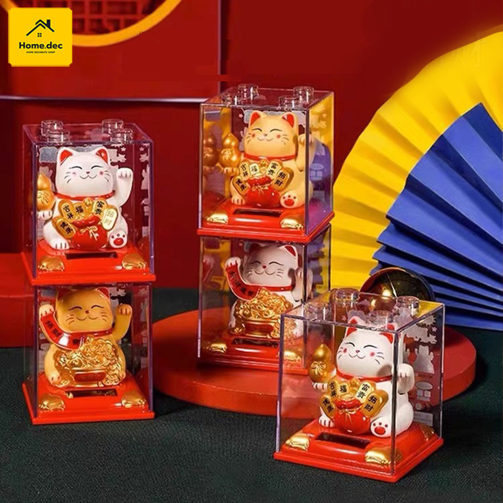 แมวกวักนำโชค แมวกวัก น่ารัก แต่งบ้าน ไม่ซีดจาง ติดทนนานและเหมือนใหม่ แข็งแรงทนทาน