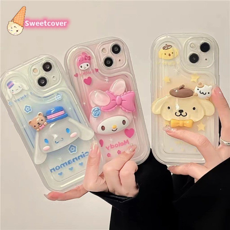 Iphone 15 14 13 12 11 Pro Max X XR XS Max 7 8 6 6s Plus เคสโทรศัพท์ การ์ตูนน่ารัก Pompompurin กันกระแทก นิ่ม