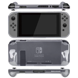 เคส Nintendo Switch,เคส TPU แบบนุ่มสําหรับ Nintendo Switch OLED / V1 พร้อมหมวก Thumb Grip 2 ชิ้น