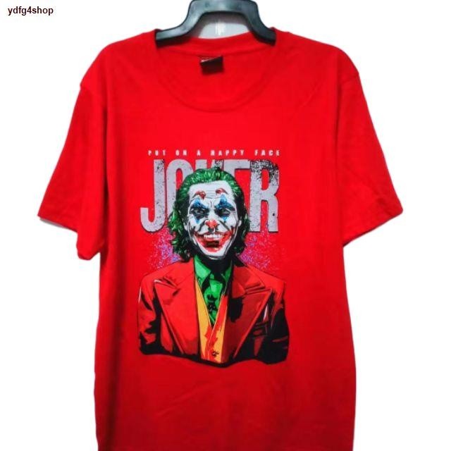 2024 จัดส่งทันที❏◘☸เสื้อยืดสกรีนลายโจ๊กเกอร์ JOKER ผ้า Cotton 100% ใส่ได้ทั้งหญิง-ชายมีไซส์ M L XL_0