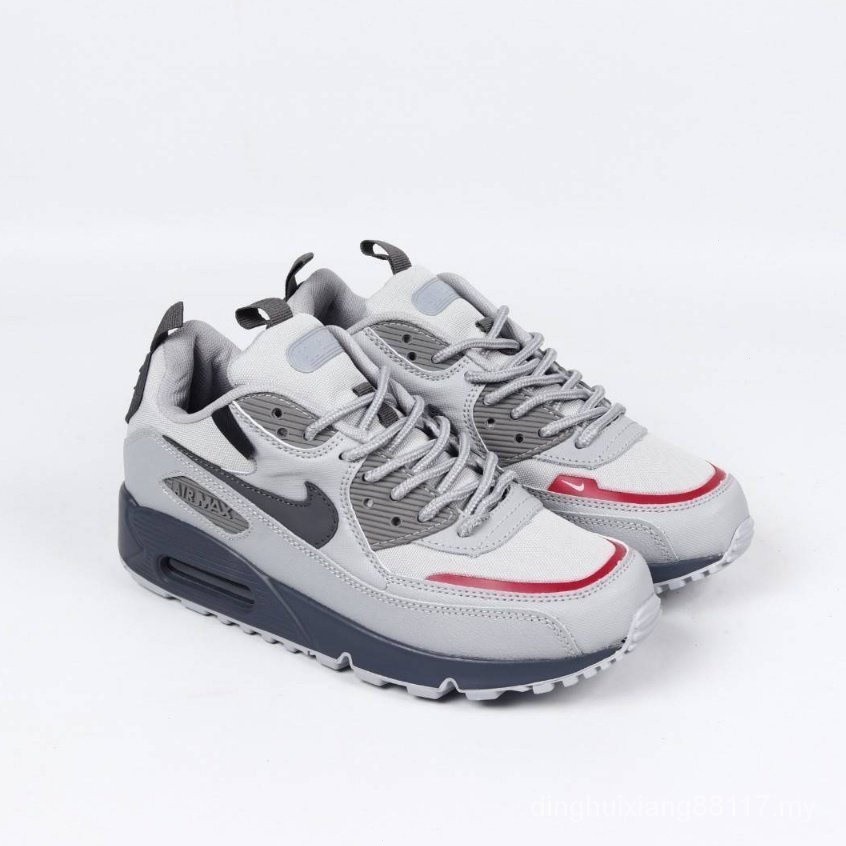 Nike Air Max 90 รองเท้าผ้าใบ สีเทาหมาป่า
