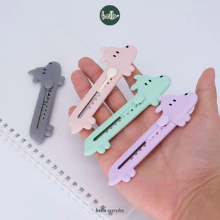 hello - คัตเตอร์ มินิ ลายน้องหมา ใบมีดคม มีดคัตเตอร์ คัตเตอร์จิ๋ว เครื่องเขียน