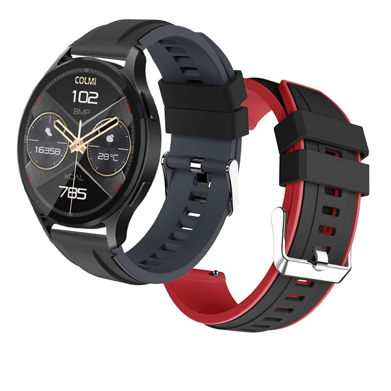 สายซิลิโคนสําหรับเล่นกีฬาสําหรับ COLMI i28 Ultra Smart Watch Band สายรัดข้อมือแบบนุ่มอุปกรณ์เสริมแบบ