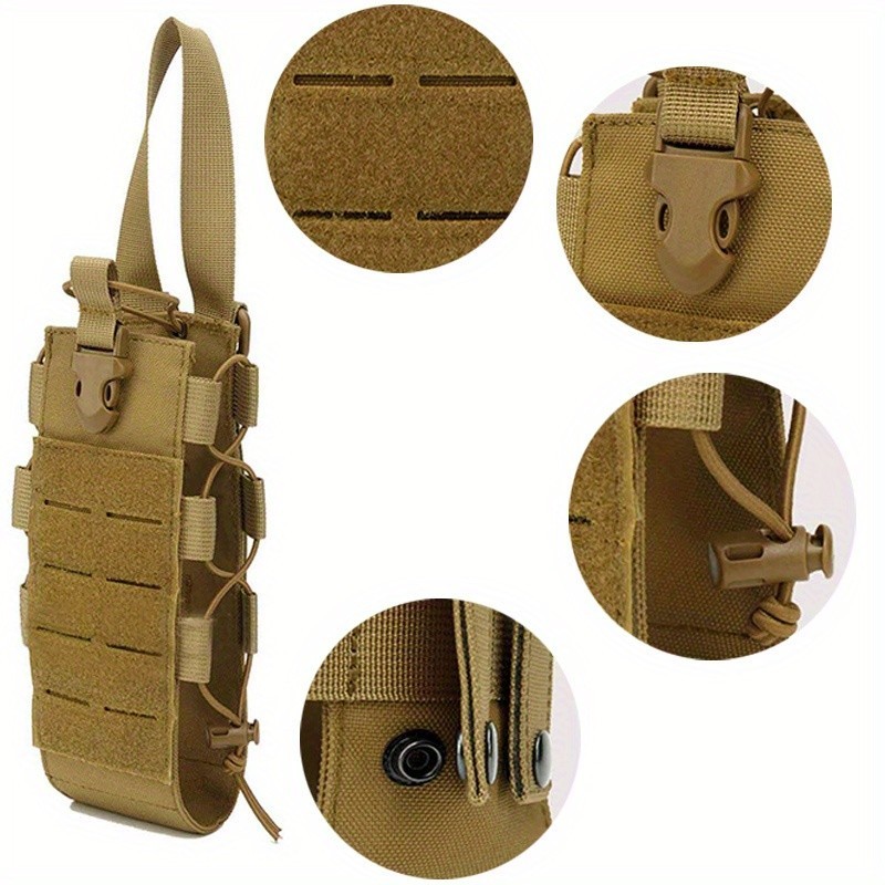 Luc Molle กระเป๋าใส่ขวดน้ํา 2 ลิตร ปรับได้ อุปกรณ์เสริม สําหรับตั้งแคมป์ เดินป่า - รูปที่ 4