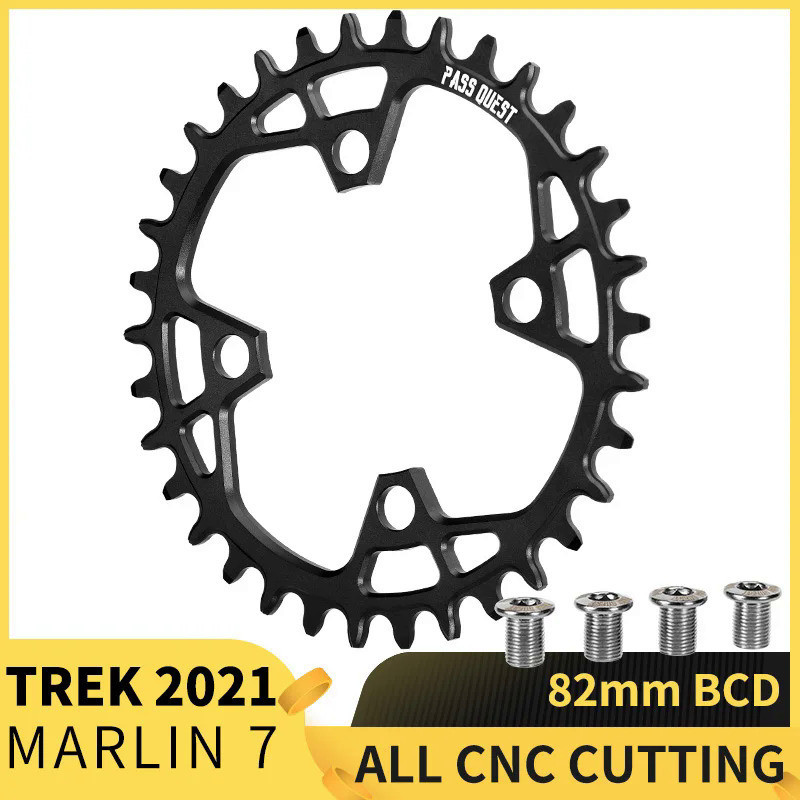 Pass Quest 82BCD จักรยาน Chainwheel Alpha Drive Marlin 7 MTB จักรยานแคบกว้าง Chainring 30T/32T/34T/3