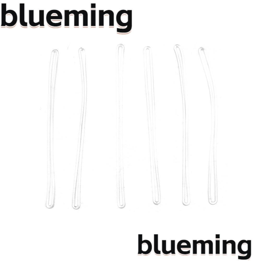 Blueming2 สายคล้องกระเป๋าเดินทาง PVC แบบพลาสติกใส 6 นิ้ว สําหรับสํานักงาน 30 ชิ้น