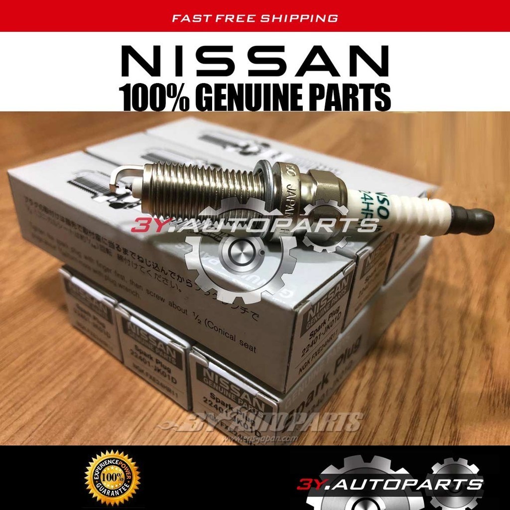 NISSAN SPARK PLUG 22401-JK01D (1 ชิ้น) IRIDIUM ( FXE24HR11 ) FAIRLADY Z34 SKYLINE 22401JK01D