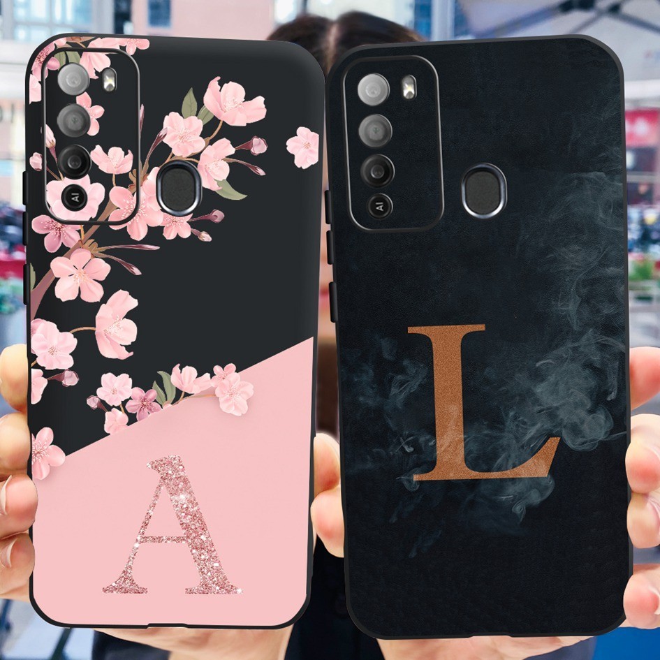 สําหรับ ITEL Vision 2 สําหรับ ITEL S16 Pro ยอดนิยมดอกไม ้ ตัวอักษรกันกระแทกซิลิโคนเคสโทรศัพท ์ สําหร