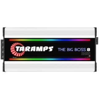 Módulo Amplificador Taramps The Big Boss 8 Bass 8000 Watts Branco - Multi-Impedância 0,5 a 2 Ohms