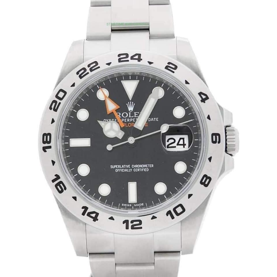 Rolex Explorer II 216570 หน ้ าปัดสีดํา - 2019 ครบชุดไม ่ ได ้ สวม