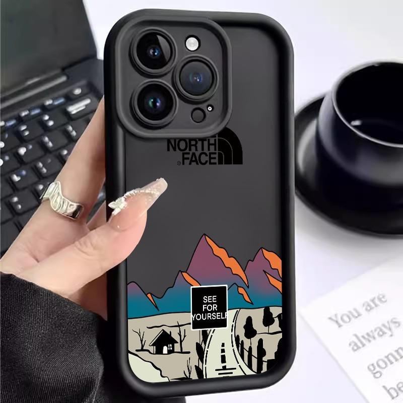 ปลอกสําหรับRealme 5 5i 5s 2 ProกรณีHPซิลิโคนSoftcase Kesing Cesingโทรศัพท์Soft Cassing Mountains Nor