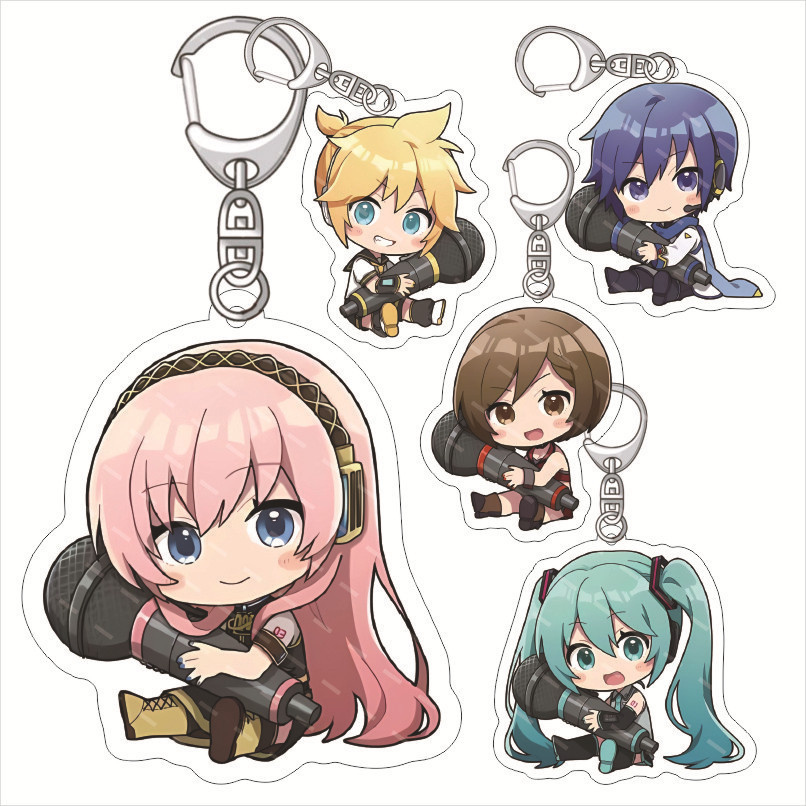 Vocaloid Virtual Singer พวงกุญแจอะคริลิค Hatsune Miku Virtual Singer จี ้ อะคริลิค