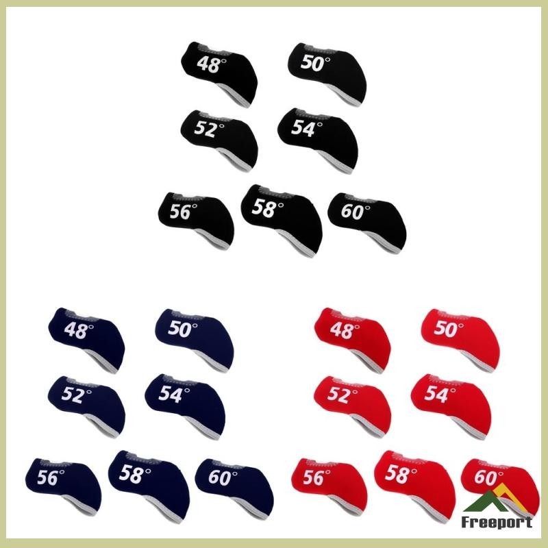 [Szgqmyyx1 ] Premium Neoprene Golf Club Iron Putter Headcover Head Cover Sock Gear Accessories - เลือกสีและองศา