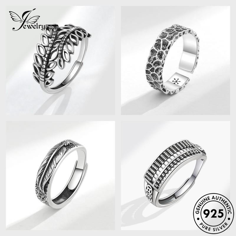 JEWELRYPALACE JEWELRY แหวนปรับได้ ผู้หญิง 925 ย้อนยุค แท้ แหวน เงิน เพชร M122