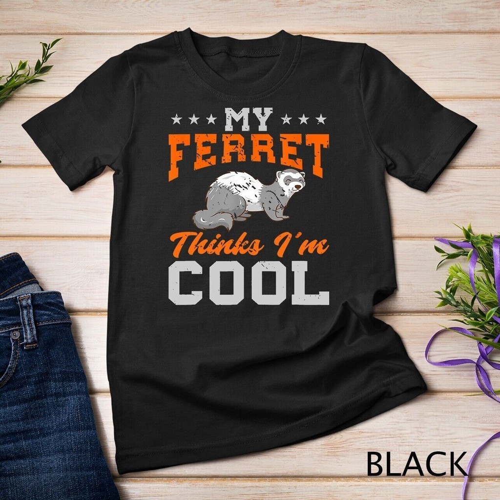 Ferret Mom For The Ferret Lover และผู้ที่ชื่นชอบเสื้อยืด Unisex