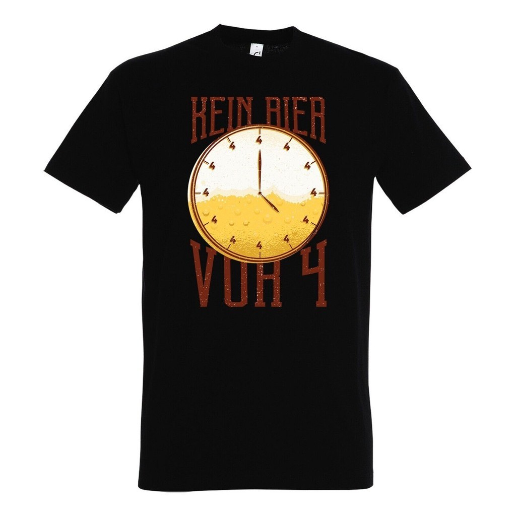 Youth Designz Mens T-Shirt Logo Print Funny No Beer Before 4 เครื่องดื่มแอลกอฮอล์