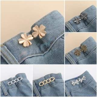 R.H. ตะขอกางเกง ชุดกระดุมโลหะ ปรับระดับได้ โ Pants button