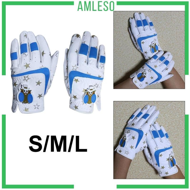 [ Amleso ] Kids ' Golf s ซ ้ ายและขวา Hand,Breathable Professional Leather, Professional Hand for