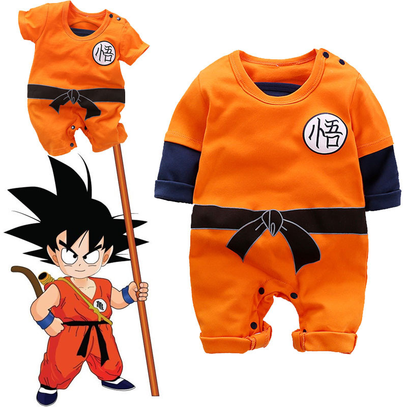 ทารกแรกเกิดเด็กทารก Dragon Ball Z คอสเพลย์ Romper ชุดบอดี้สูทฮาโลวีนเครื่องแต่งกาย