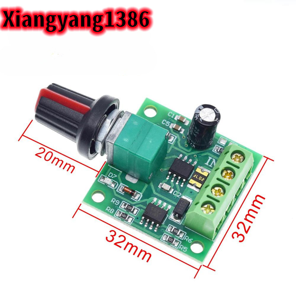 ใหม่ DC 1.8V 3V 5V 6V 12V 2A PWM มอเตอร์ควบคุมความเร็วมอเตอร์แรงดันต่ําควบคุมความเร็ว PWM 0 ~ 100% ปรับไดรฟ์โมดูล 1803BK