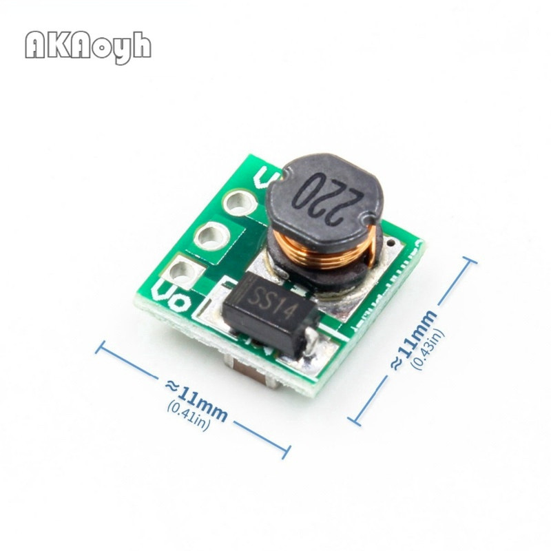 DC 0.9V-5V To 5V or DC 0.8V-3.3V To 3.3V DC-DC Step-Up Power Module Voltage Boost Converter Board