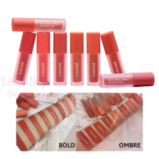 CATHY DOLL เคที่ดอลล์ มินิลิปแอนด์ชีคนู้ดแมทท์ทินท์ (2.1 กรั…