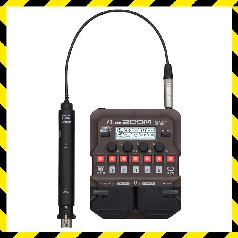Zoom A1 Four Multi-Effect Processor พร ้ อมการรับประกันขยาย 3 ปีของผู ้ ผลิต
