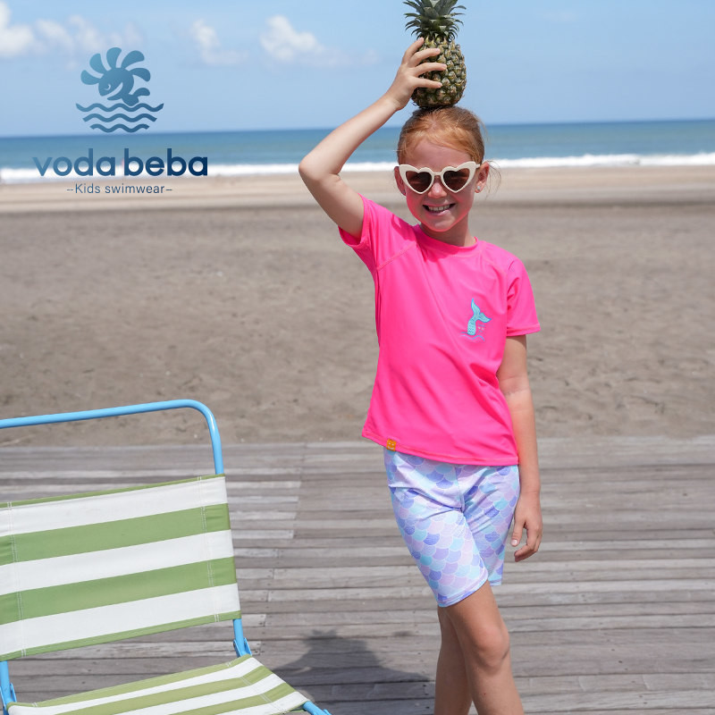VODA BEBA طقم سباحة أطفال نصف كم واقٍ من الشمس — صورة 4