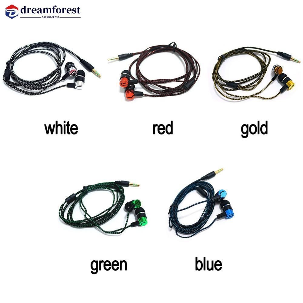 Dreamforest Universal 3.5 มม.หูฟังสเตอริโอหูฟังไมโครโฟนสําหรับ Samsung สําหรับ iPhone Cool