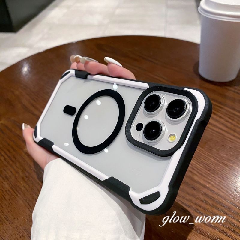 เคสโทรศัพท์แม่เหล็กเข้ากันได้สําหรับ iPhone 16 15 14 13 12 11 Pro Max Plus