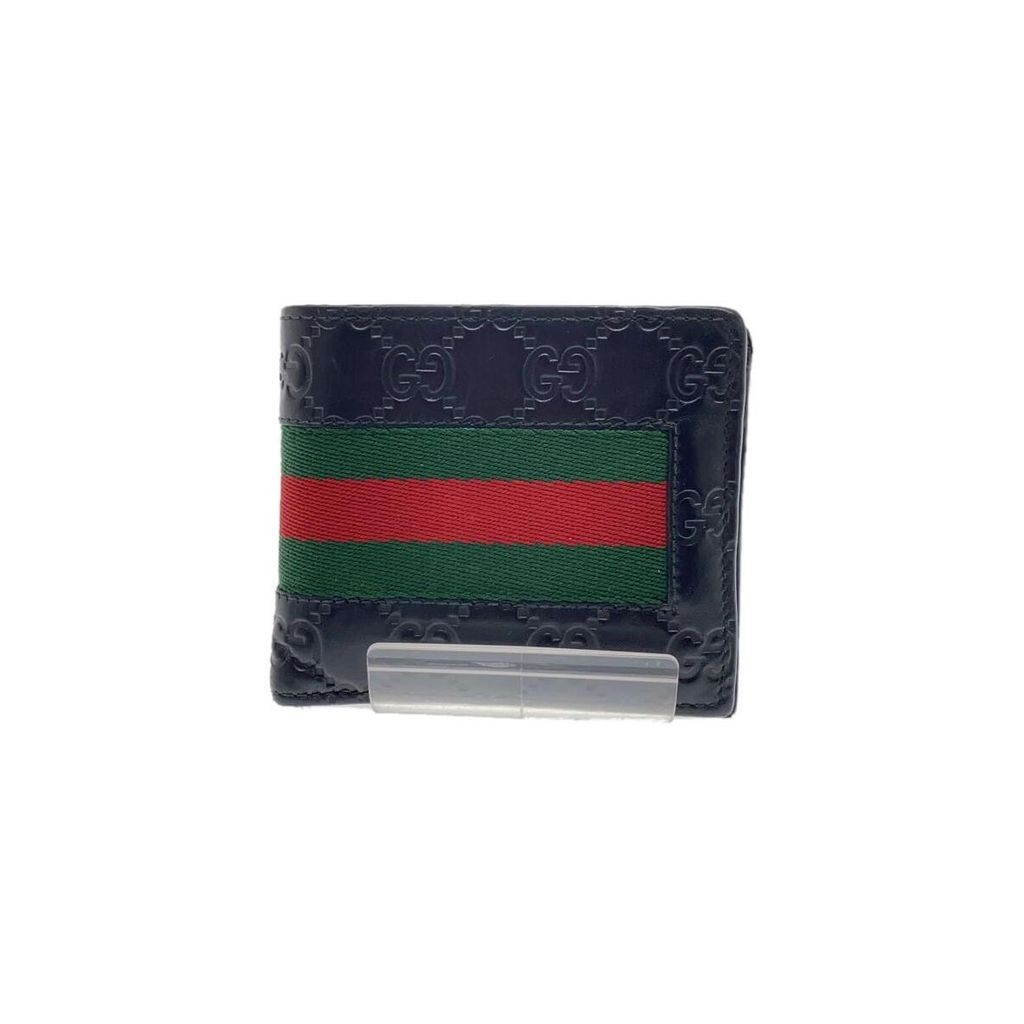 GUCCI Wallet Vintage Web Guccissima Men Direct from Japan Secondhand