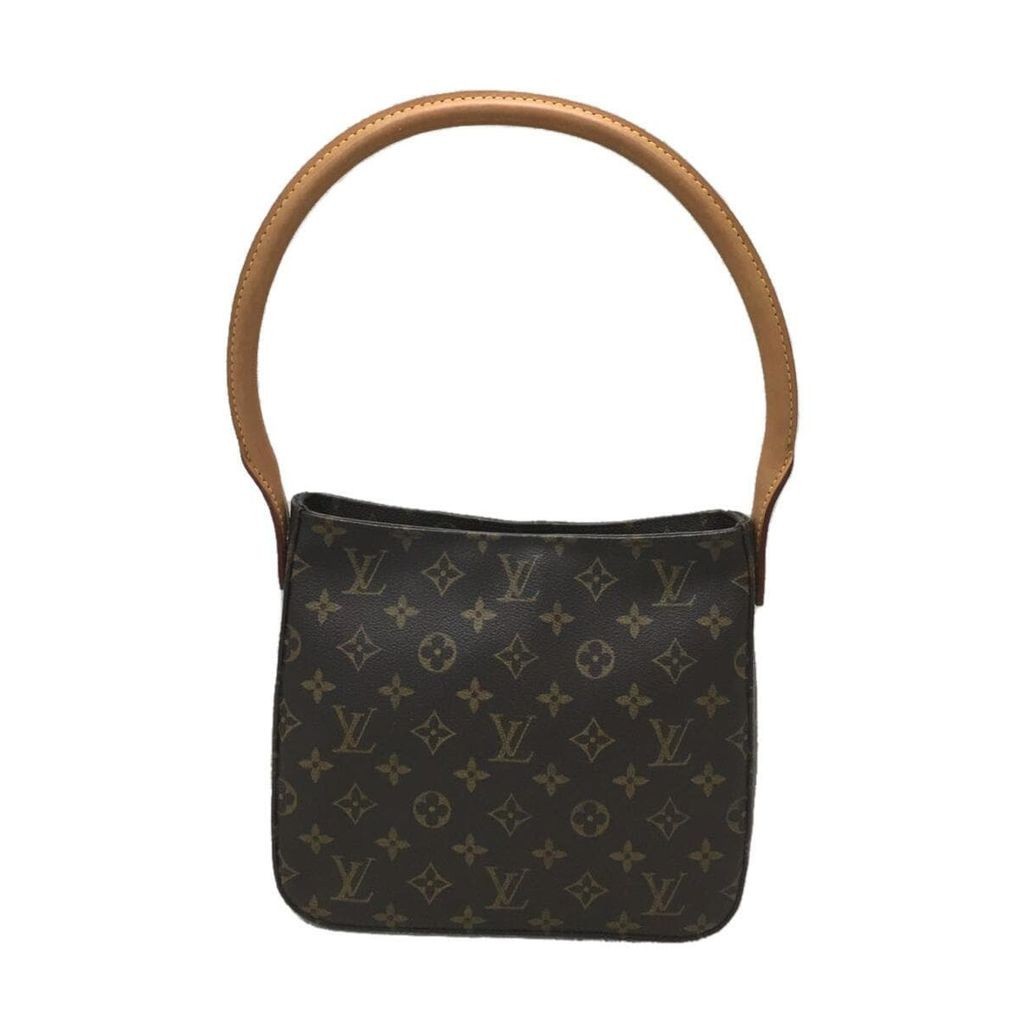 LOUIS VUITTON Tote Bag Monogram Looping MM Canvas Brown PVC Direct from Japan Secondhand