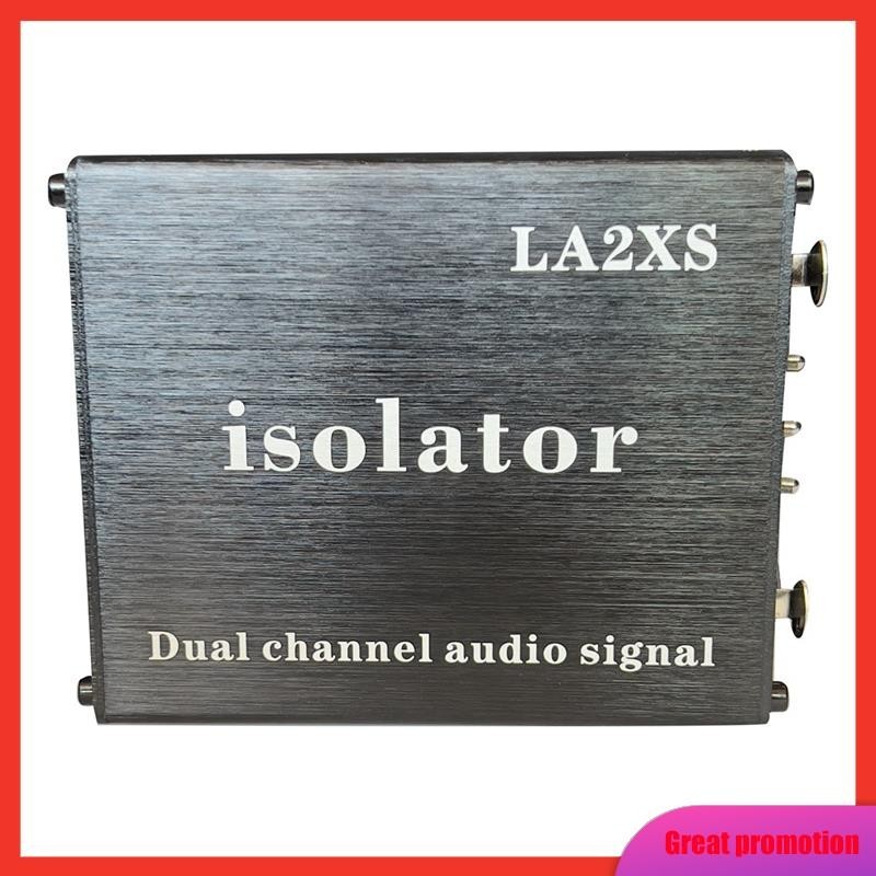 La2xs Audio Isolator ลดเสียงรบกวนกรองขจัดเสียงรบกวนปัจจุบัน Dual-Channel 6.5 XLR Mixer Audio Isolator