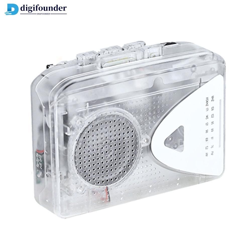 Digifounder Cassette Capture Tape Player ลําโพงหรือหูฟังแบบมีสายเล ่ นกับ AM วิทยุ FM ฟังก ์ ชั ่ น O9S1